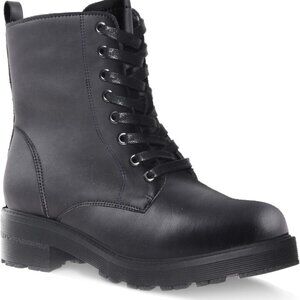 NWB AquaDiva Noma Leather Lace-Up Boot BLACK SIZE 36 5.5 6